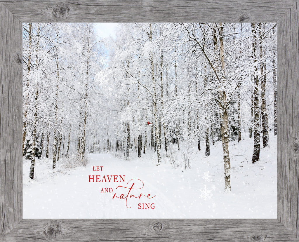Let Heaven and Nature Sing red by Summer Snow SN341