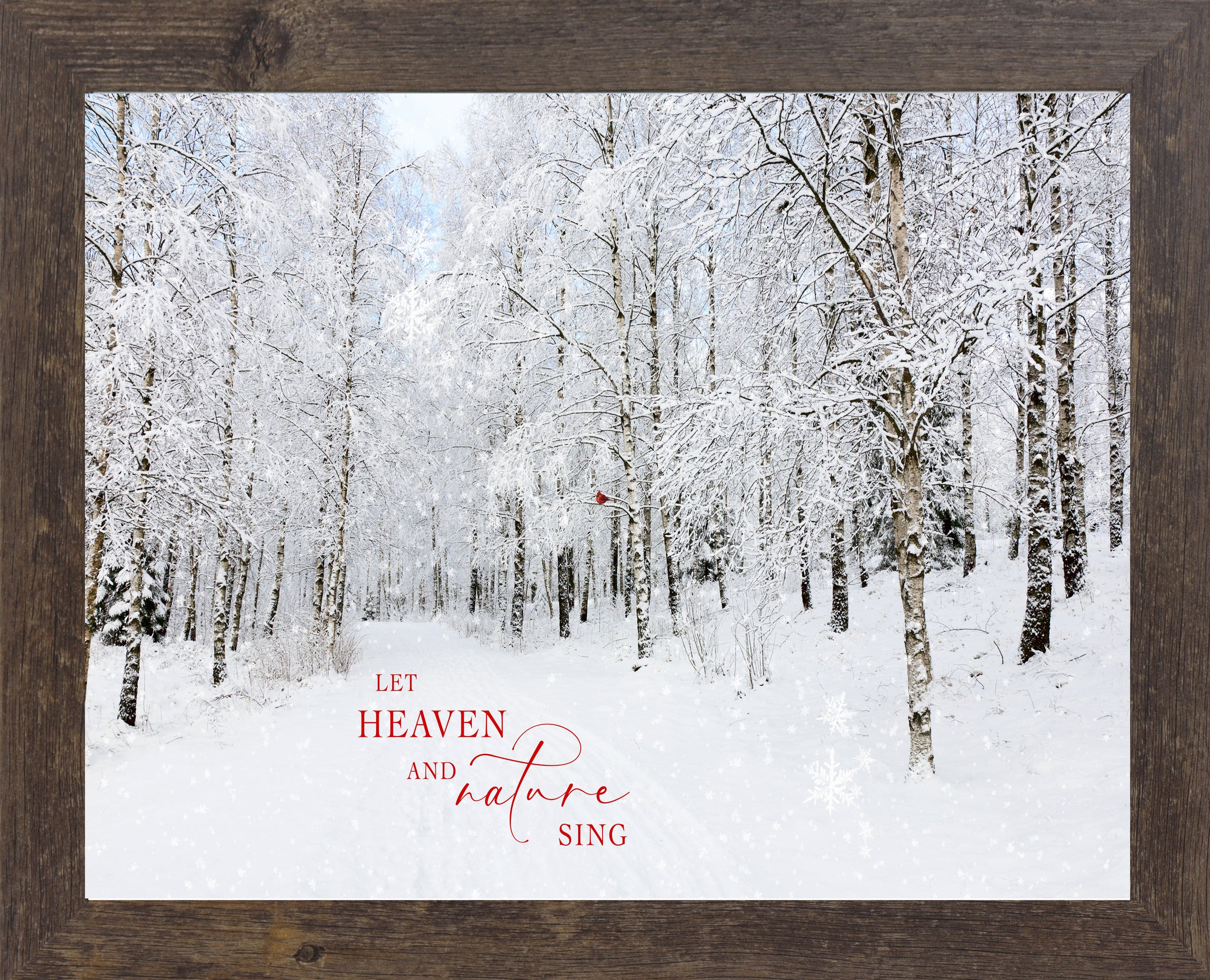 Let Heaven and Nature Sing red by Summer Snow SN341