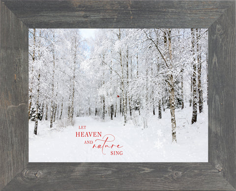 Let Heaven and Nature Sing red by Summer Snow SN341