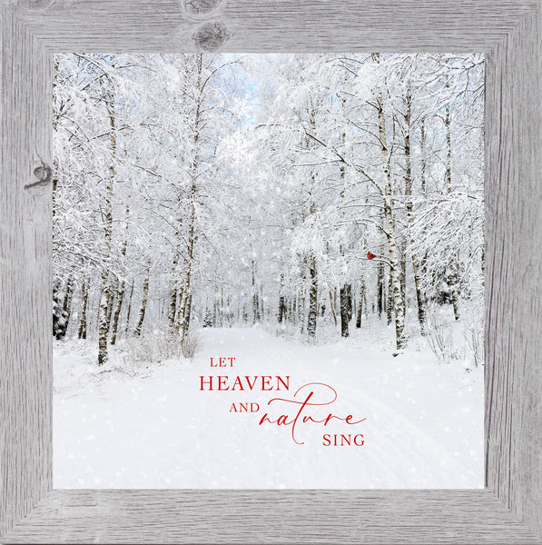 Let Heaven and Nature Sing red by Summer Snow SN53