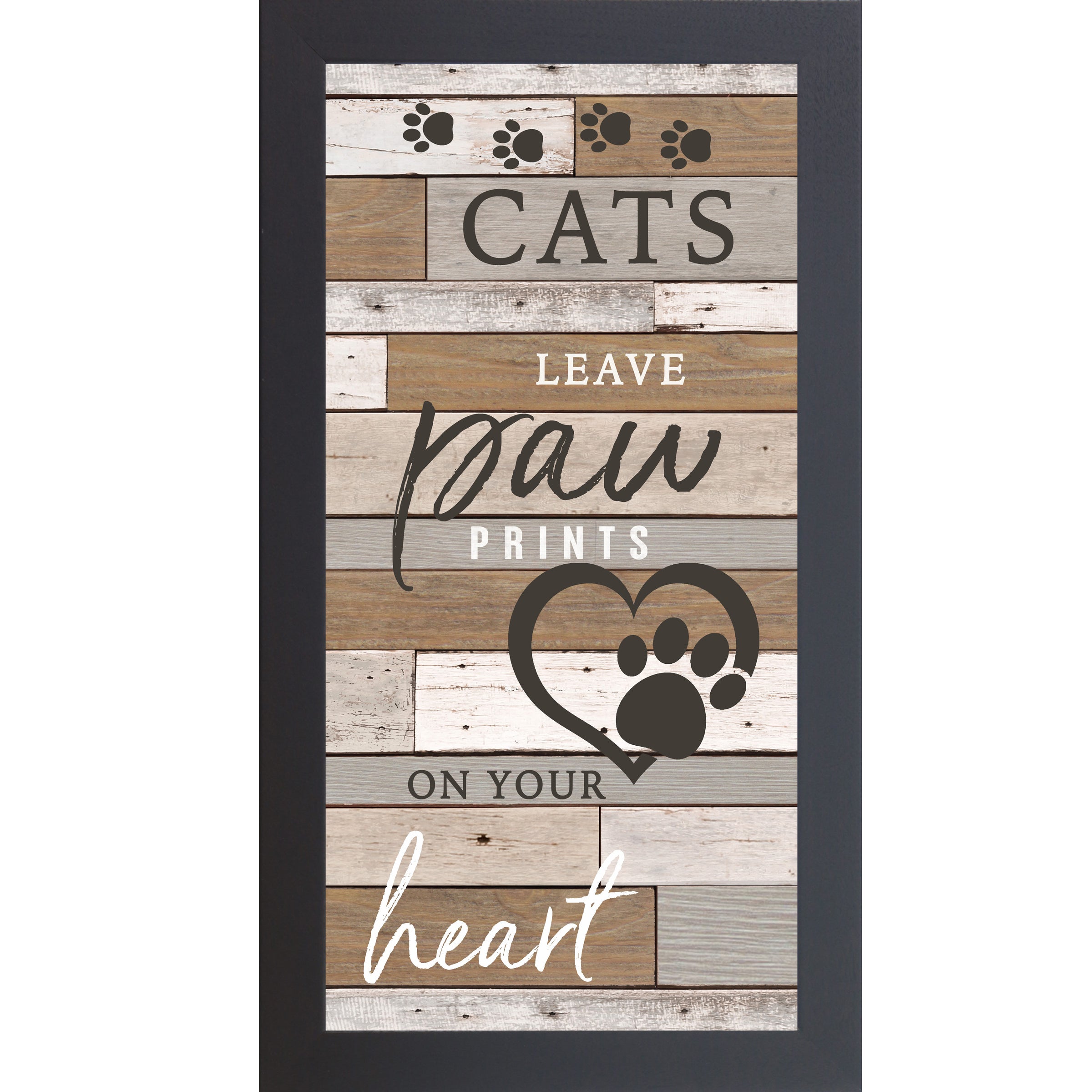 Cats Leave Paw Print on Your Heart by Summer Snow SN710