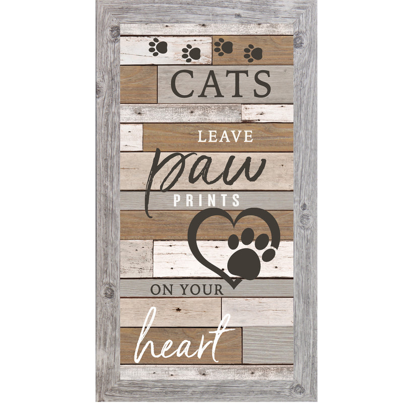 Cats Leave Paw Print on Your Heart by Summer Snow SN710