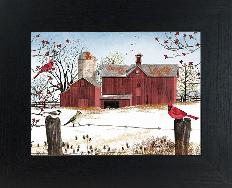 Winter Friends by artist Billy Jacobs BJ1038 - Summer Snow Art