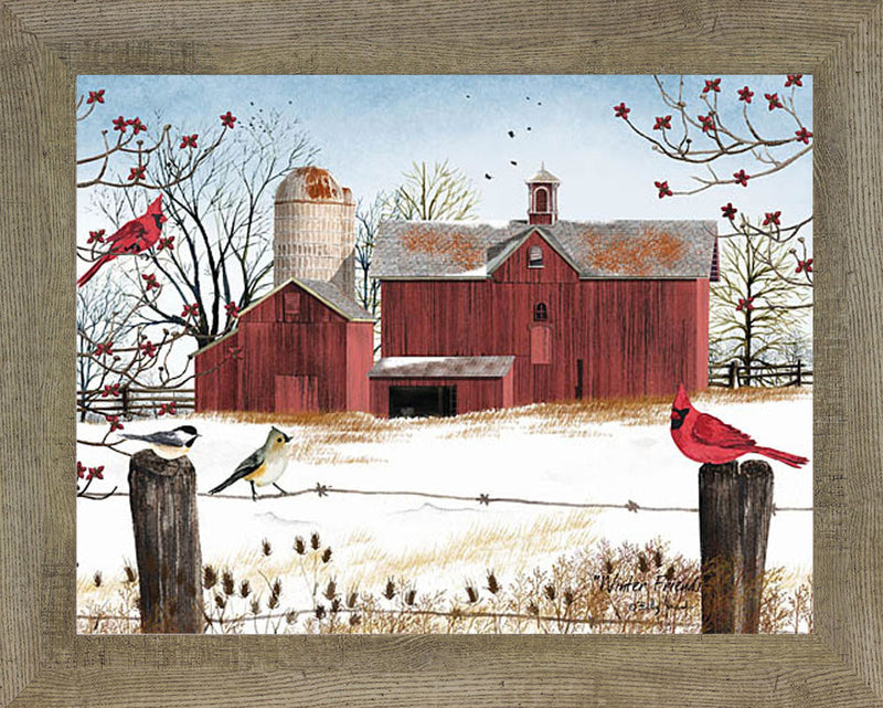 Winter Friends by artist Billy Jacobs BJ1038 - Summer Snow Art