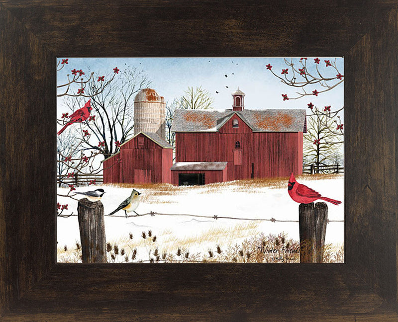 Winter Friends by artist Billy Jacobs BJ1038 - Summer Snow Art