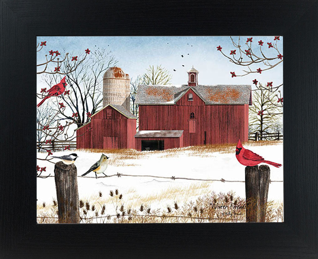 Winter Friends by artist Billy Jacobs BJ1038 - Summer Snow Art