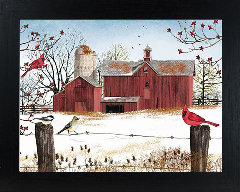 Winter Friends by artist Billy Jacobs BJ1038 - Summer Snow Art