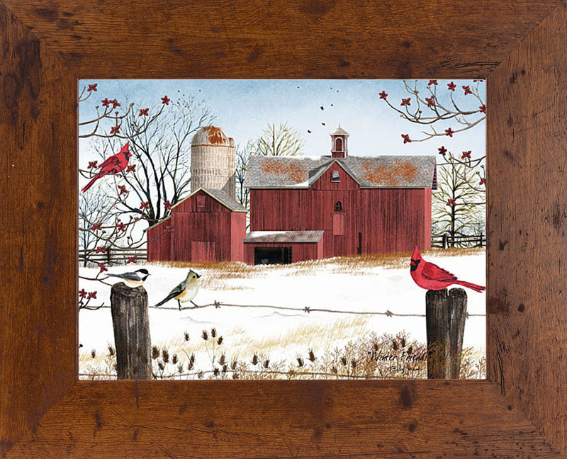 Winter Friends by artist Billy Jacobs BJ1038 - Summer Snow Art