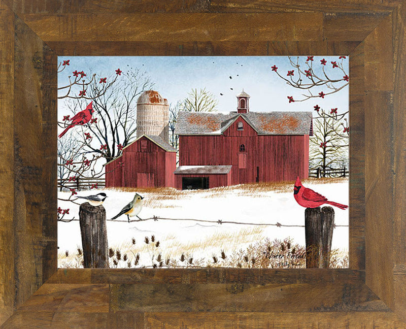 Winter Friends by artist Billy Jacobs BJ1038 - Summer Snow Art