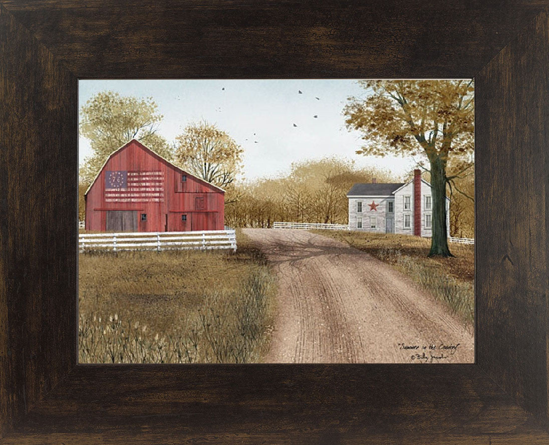 Summer in the Country by artist Billy Jacobs BJ1045 - Summer Snow Art