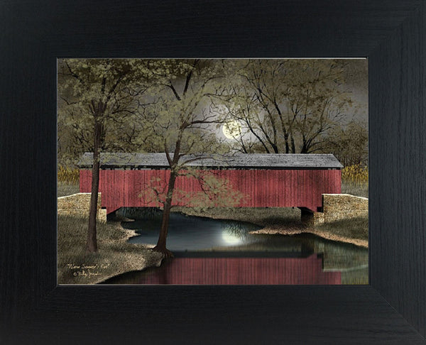 Warm Summer's Eve by artist Billy Jacobs BJ1048 - Summer Snow Art
