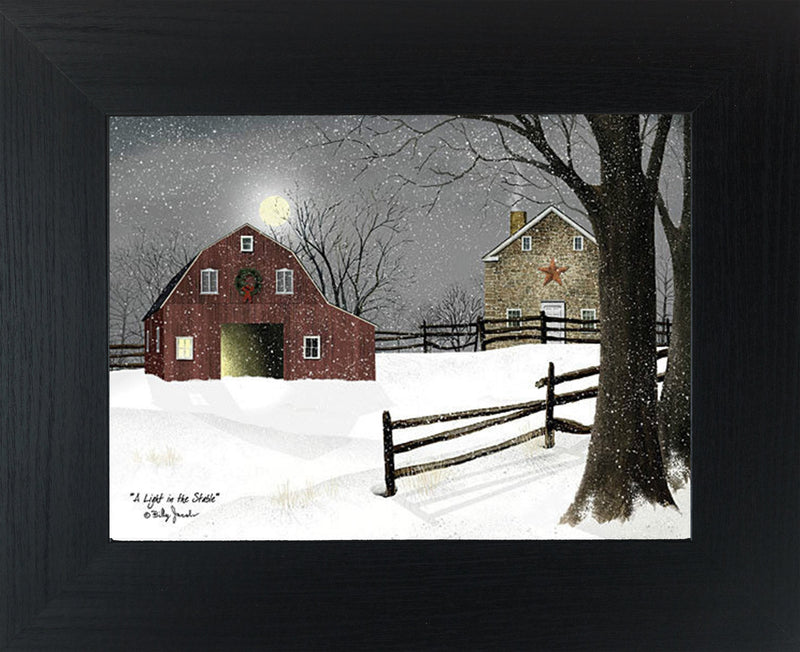 A Light in the Stable by Billy Jacobs BJ1068 - Summer Snow Art