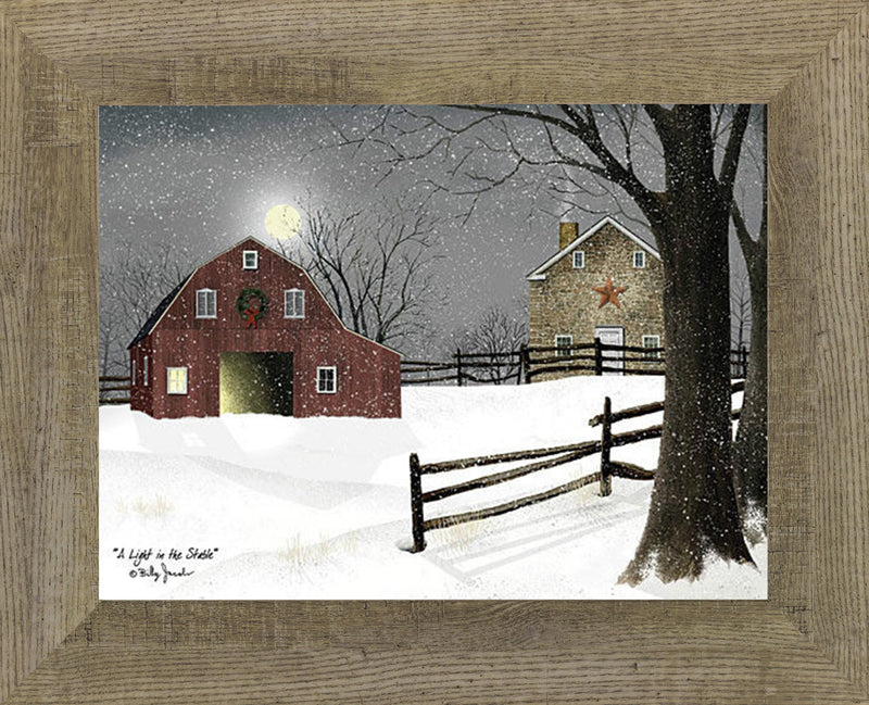 A Light in the Stable by Billy Jacobs BJ1068 - Summer Snow Art