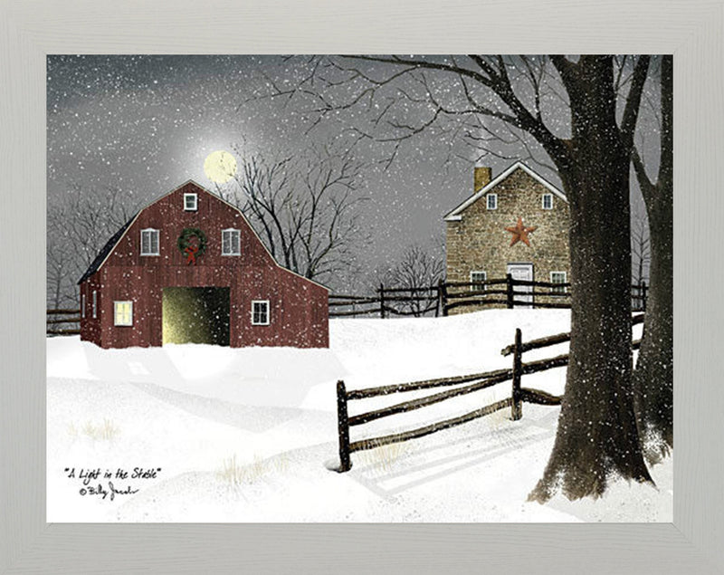 A Light in the Stable by Billy Jacobs BJ1068 - Summer Snow Art