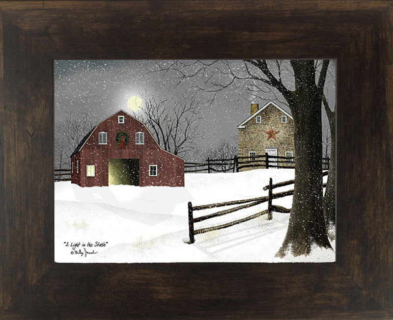 A Light in the Stable by Billy Jacobs BJ1068 - Summer Snow Art