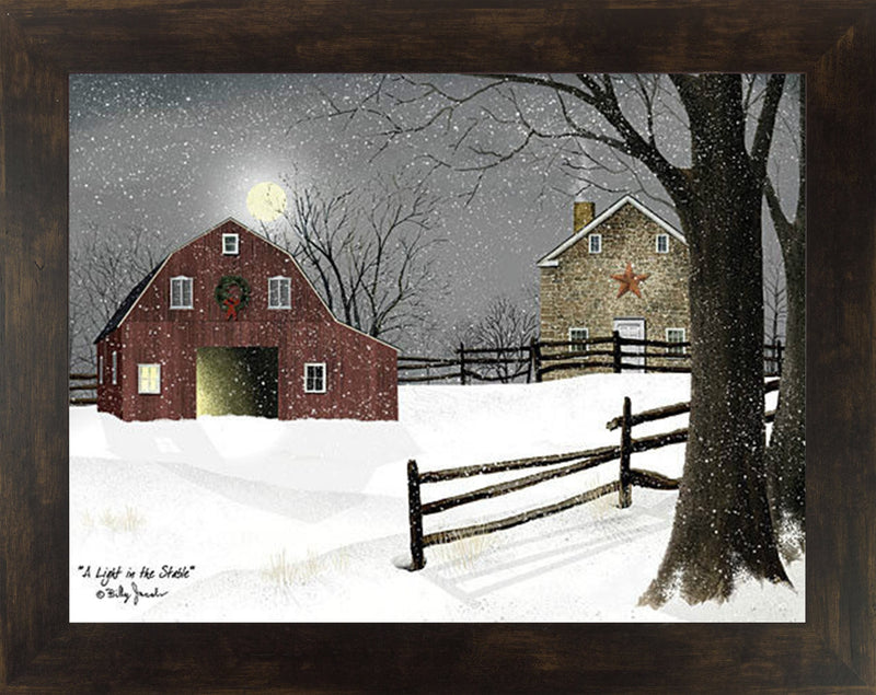 A Light in the Stable by Billy Jacobs BJ1068 - Summer Snow Art