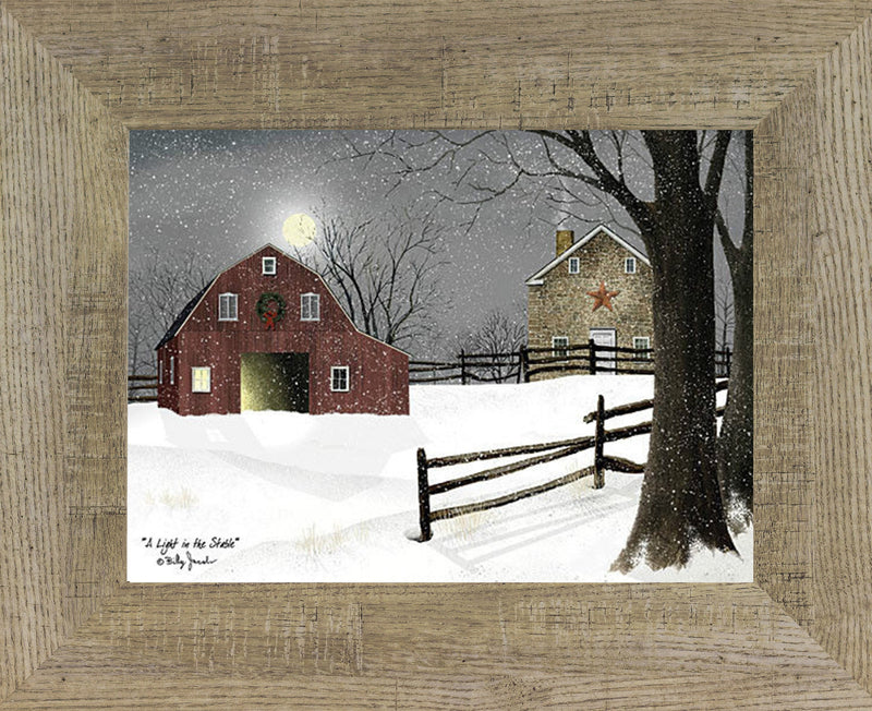 A Light in the Stable by Billy Jacobs BJ1068 - Summer Snow Art