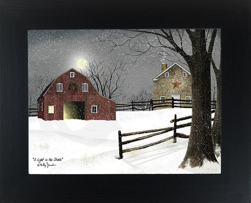 A Light in the Stable by Billy Jacobs BJ1068 - Summer Snow Art