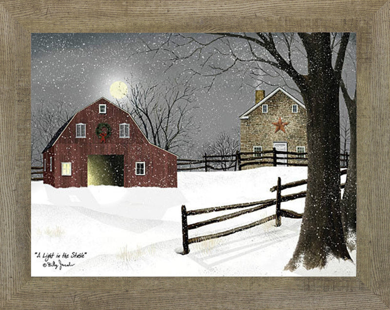 A Light in the Stable by Billy Jacobs BJ1068 - Summer Snow Art