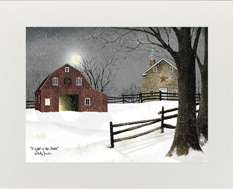 A Light in the Stable by Billy Jacobs BJ1068 - Summer Snow Art