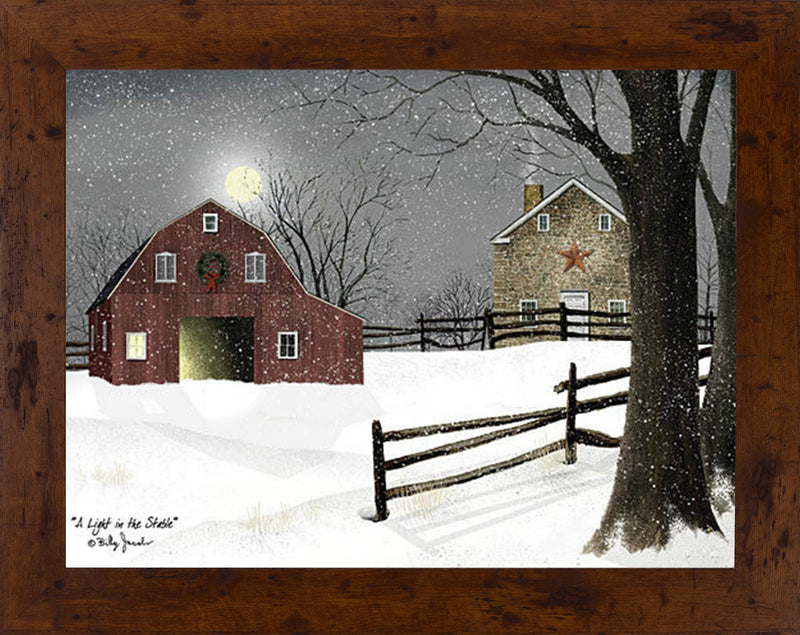 A Light in the Stable by Billy Jacobs BJ1068 - Summer Snow Art