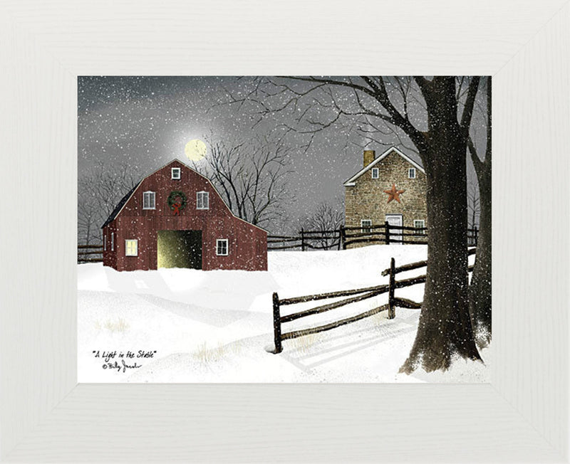 A Light in the Stable by Billy Jacobs BJ1068 - Summer Snow Art