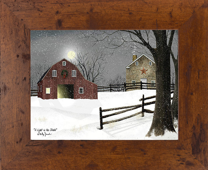 A Light in the Stable by Billy Jacobs BJ1068 - Summer Snow Art