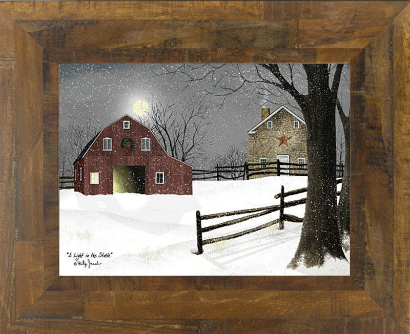 A Light in the Stable by Billy Jacobs BJ1068 - Summer Snow Art