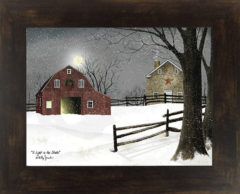 A Light in the Stable by Billy Jacobs BJ1068 - Summer Snow Art