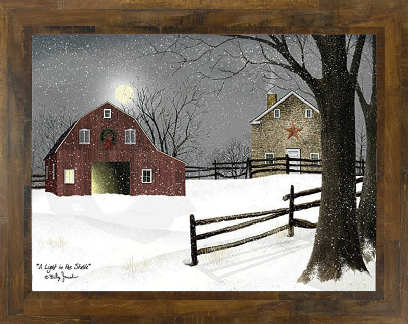 A Light in the Stable by Billy Jacobs BJ1068 - Summer Snow Art