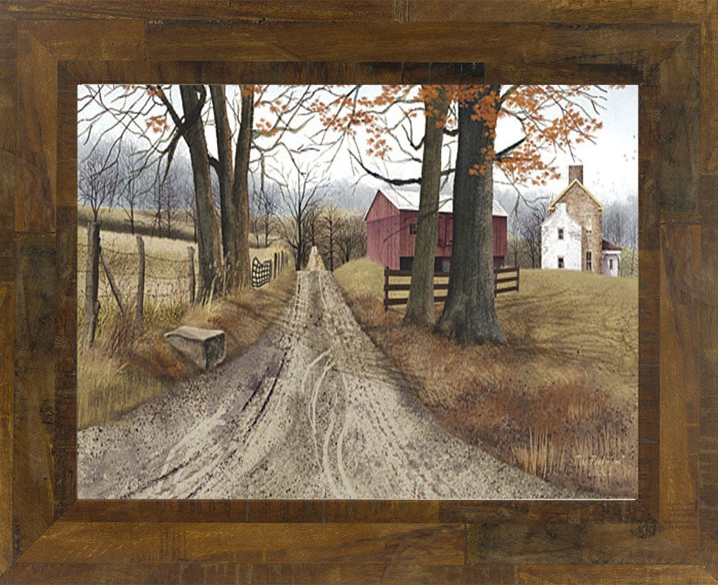 The Road Home by artist Billy Jacobs BJ143 Summer Snow Art