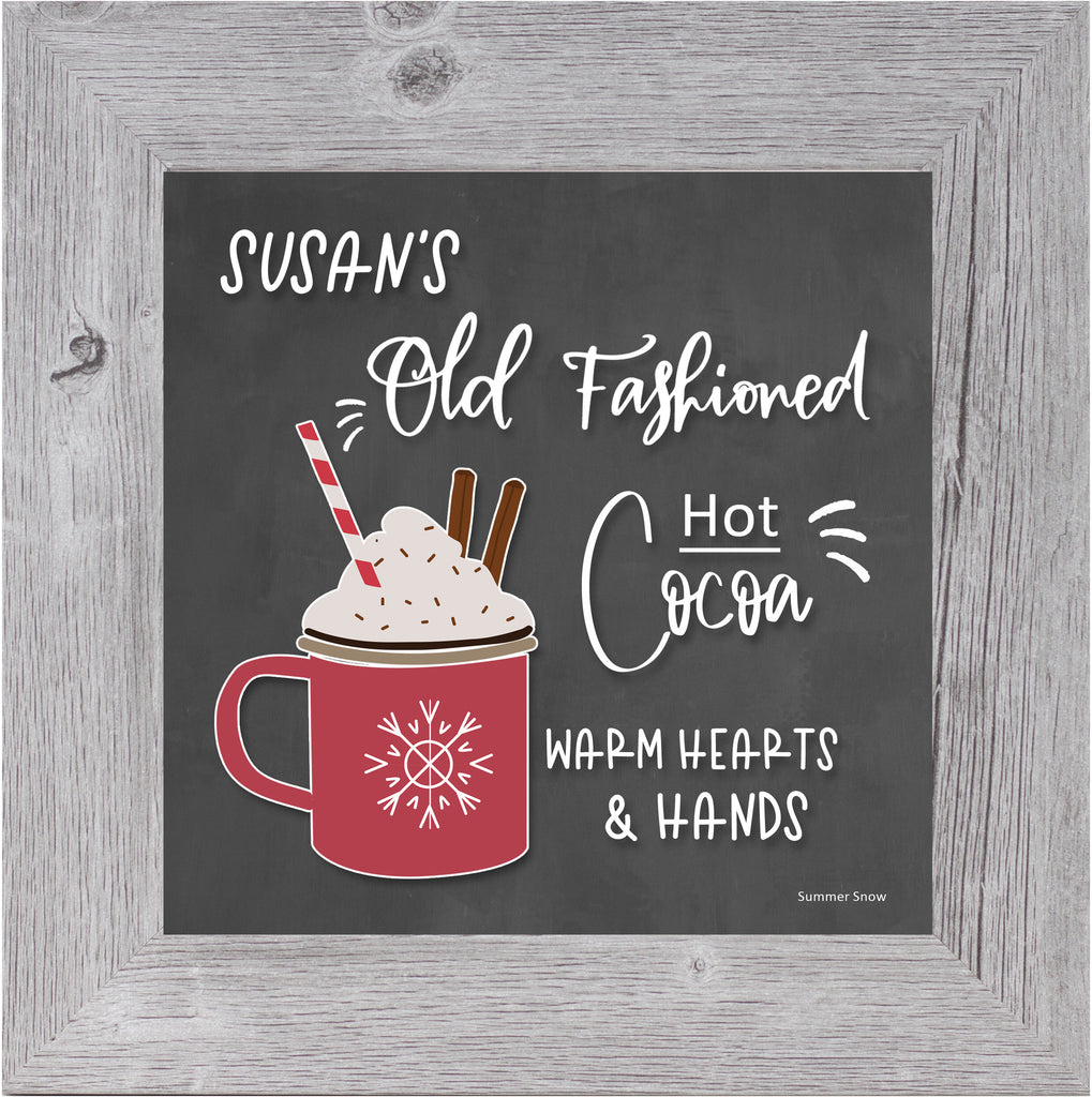 Personalized Old Fashioned Hot Cocoa by Summer Snow PER166