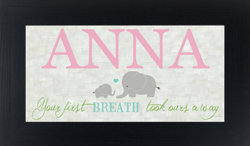 Your First Breath personalized PERS001 - Summer Snow Art