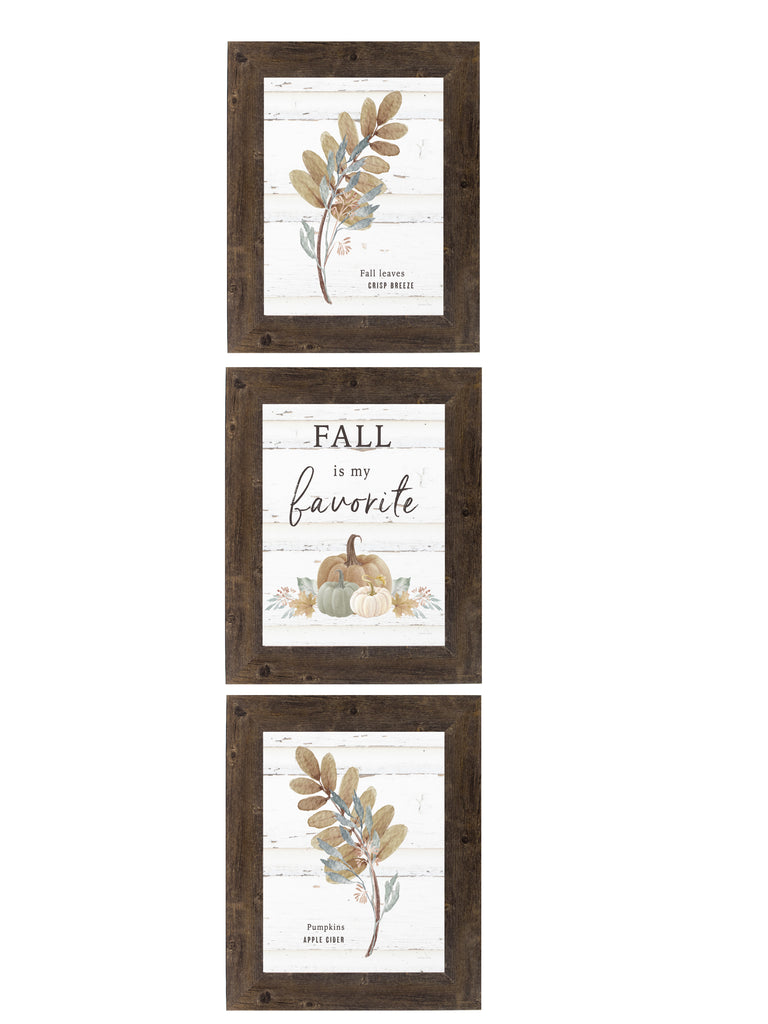 Fall Is My Favorite Set of 3 Pictures SET327