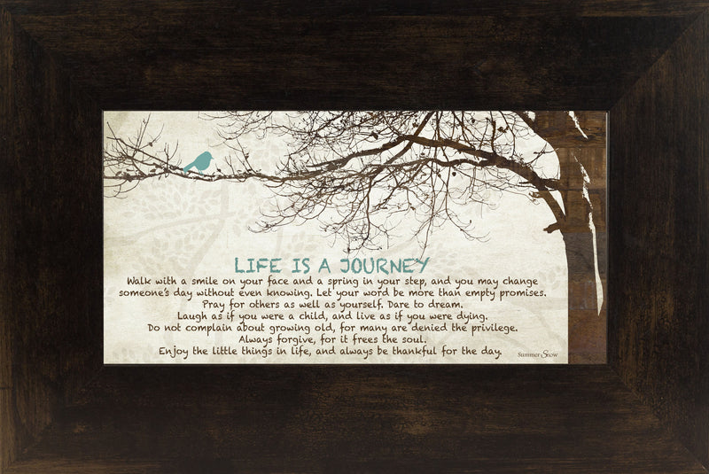 Life is a Journey Tree Blue Bird SS1523 - Summer Snow Art