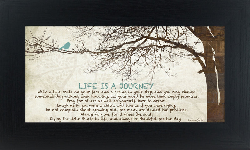 Life is a Journey Tree Blue Bird SS1523 - Summer Snow Art