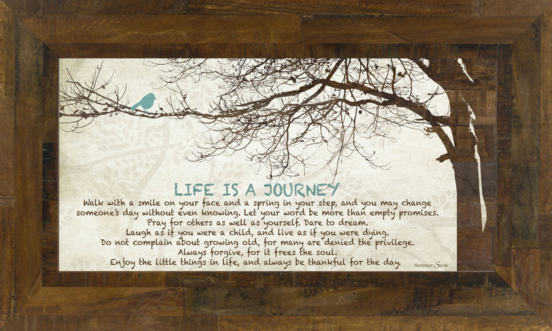 Life is a Journey Tree Blue Bird SS1523 - Summer Snow Art