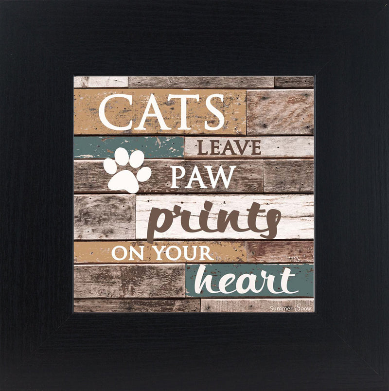 Cats Leave Paw Prints on Your Heart SS6835 - Summer Snow Art