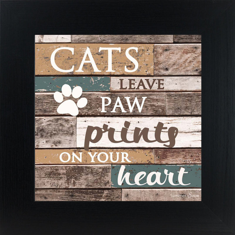 Cats Leave Paw Prints on Your Heart SS6835 - Summer Snow Art