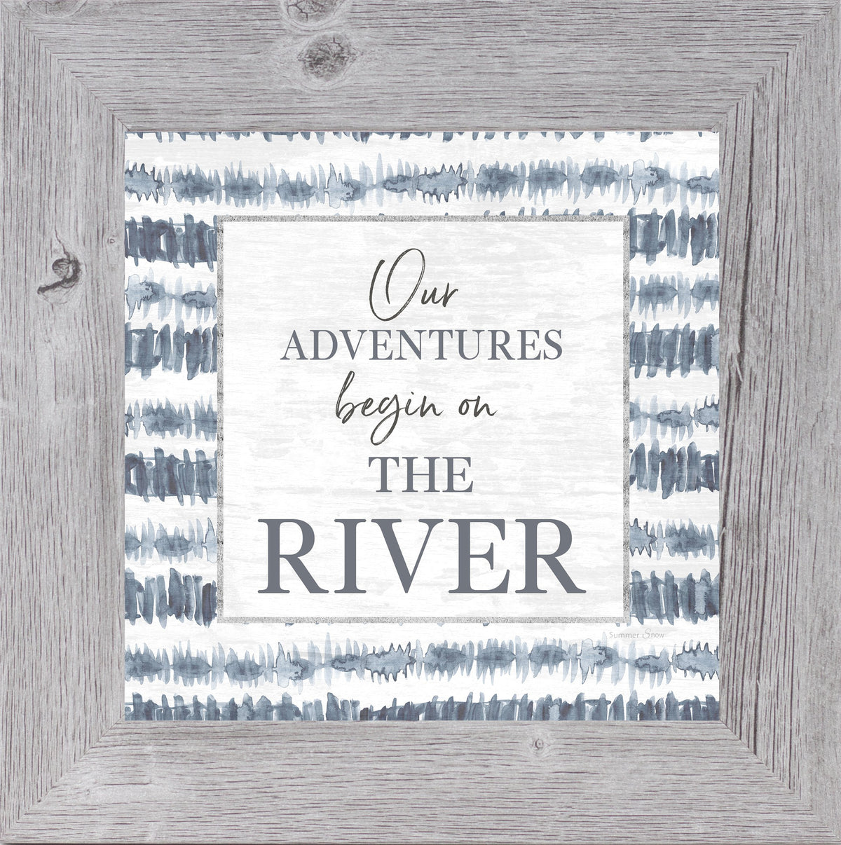 Our Adventures Begin on the River by Summer Snow SS863 - Summer Snow Art