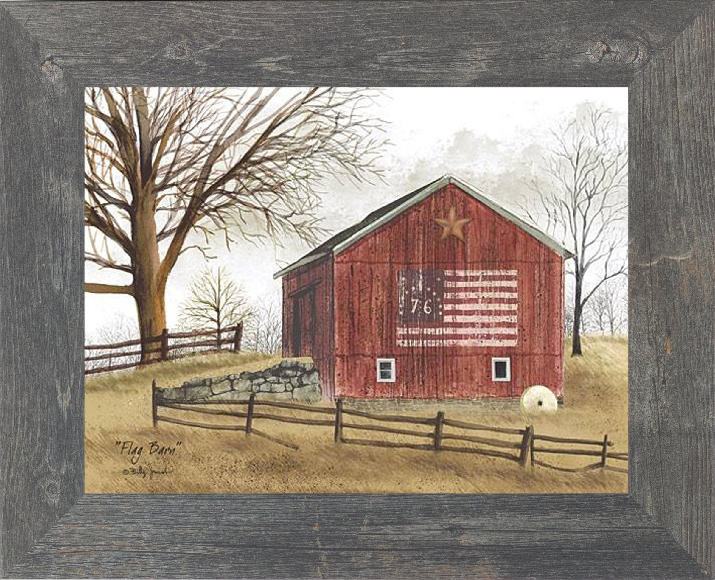 Flag Barn by artist Billy Jacobs BJ112