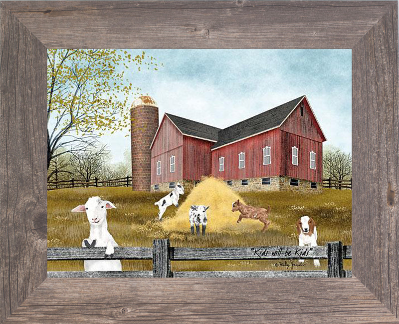Kids Will be Kids by artist Billy Jacobs BJ1184 - Summer Snow Art