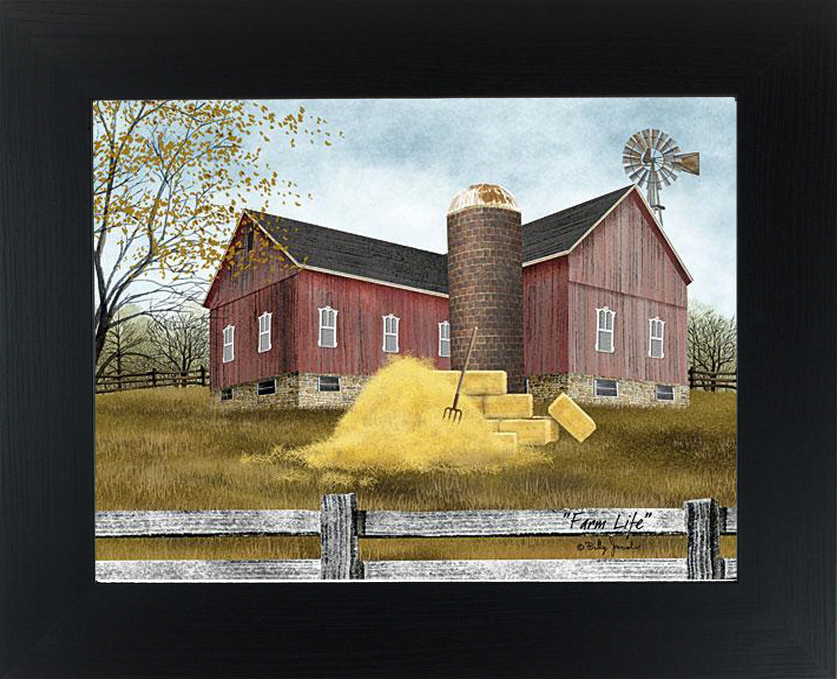 Farm Life by artist Billy Jacobs BJ1190 - Summer Snow Art