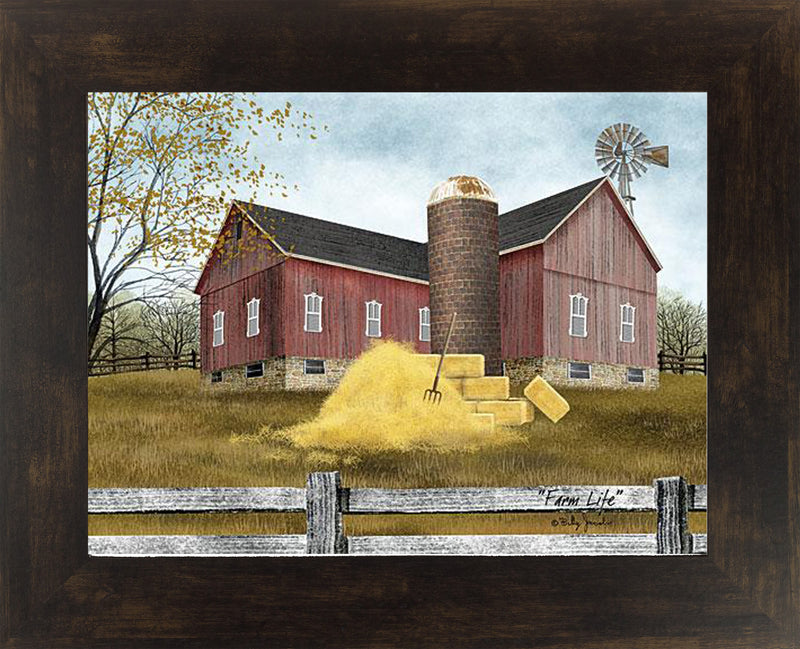 Farm Life by artist Billy Jacobs BJ1190 - Summer Snow Art