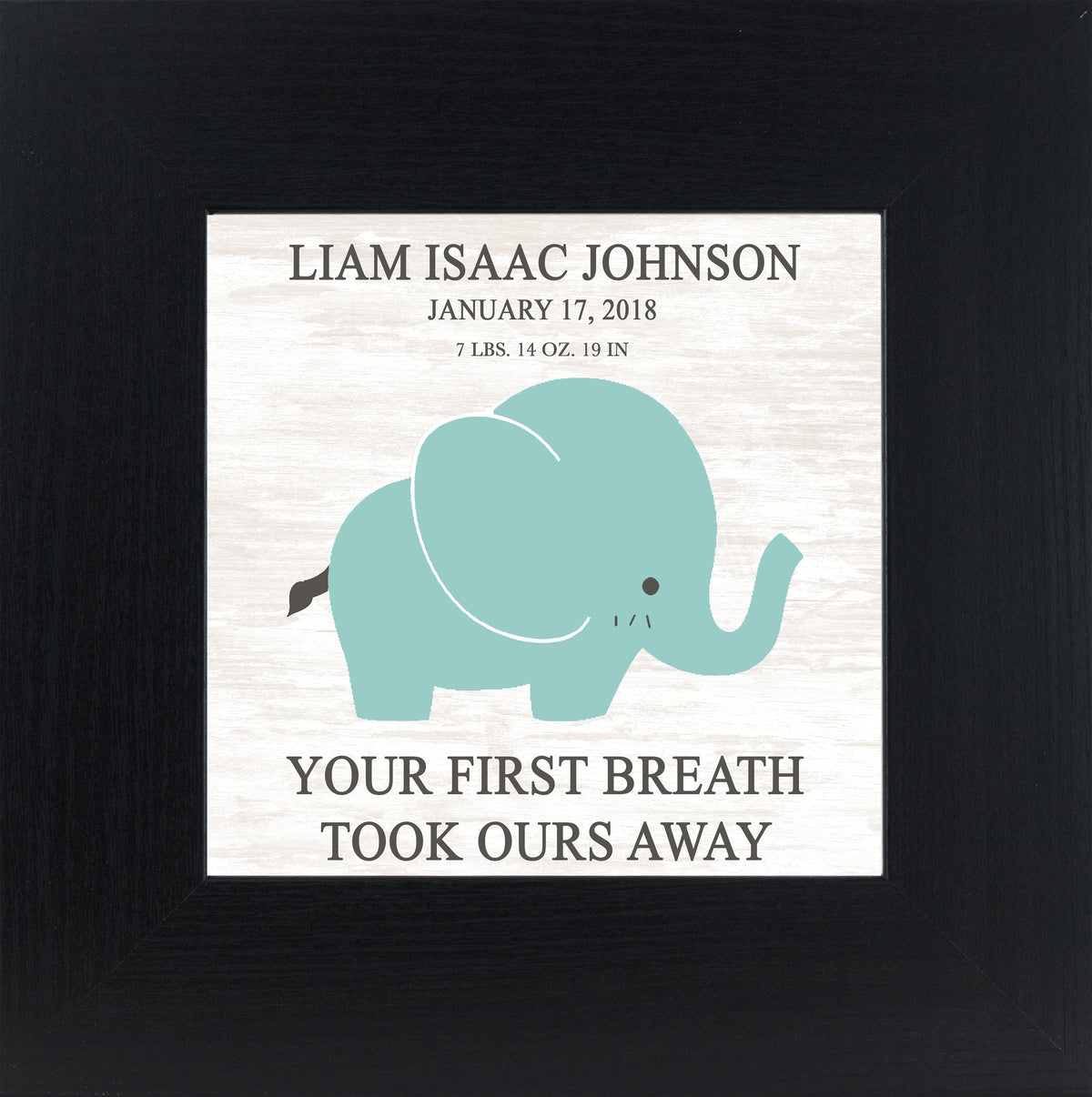 Your First Breath Took Ours Away Personalized PER147 - Summer Snow Art