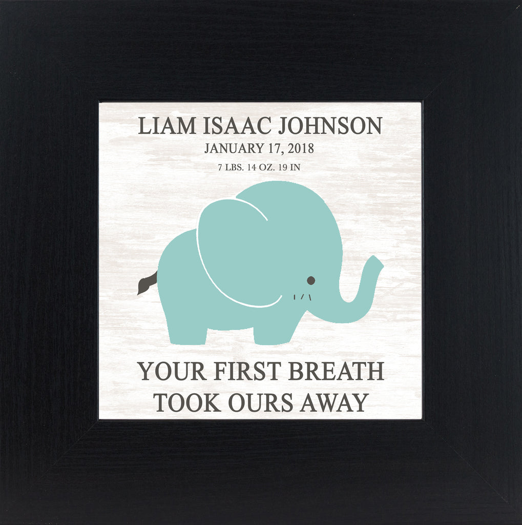 Your First Breath Took Ours Away Personalized PER147 - Summer Snow Art