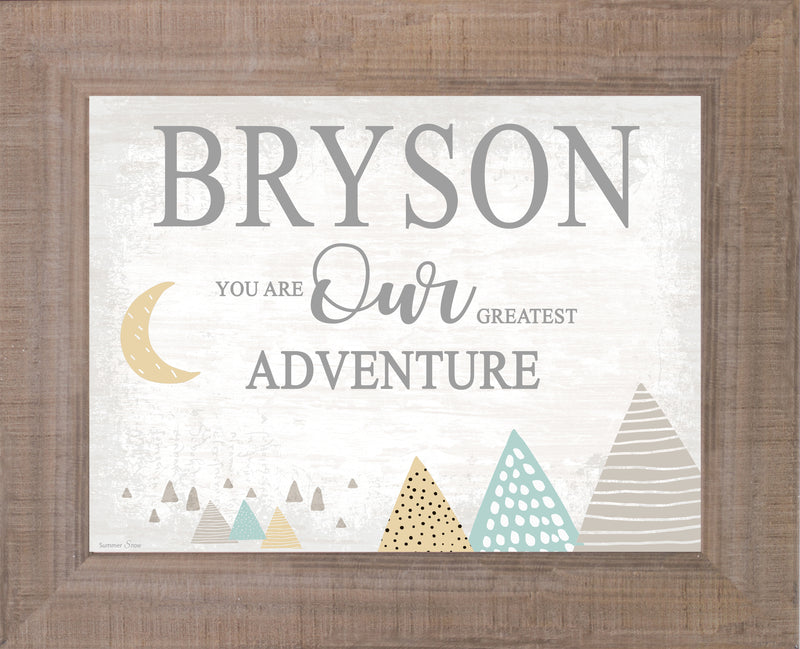 Our Greatest Adventure Personalized PER151 - Summer Snow Art