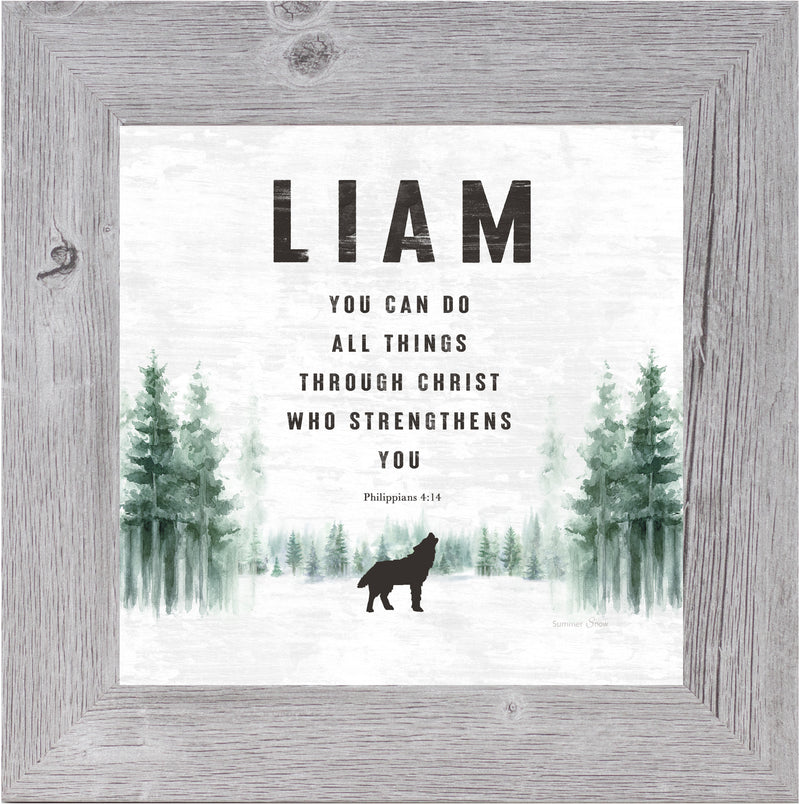 Personalized You Can Do All Things Through Christ by Summer Snow PER163