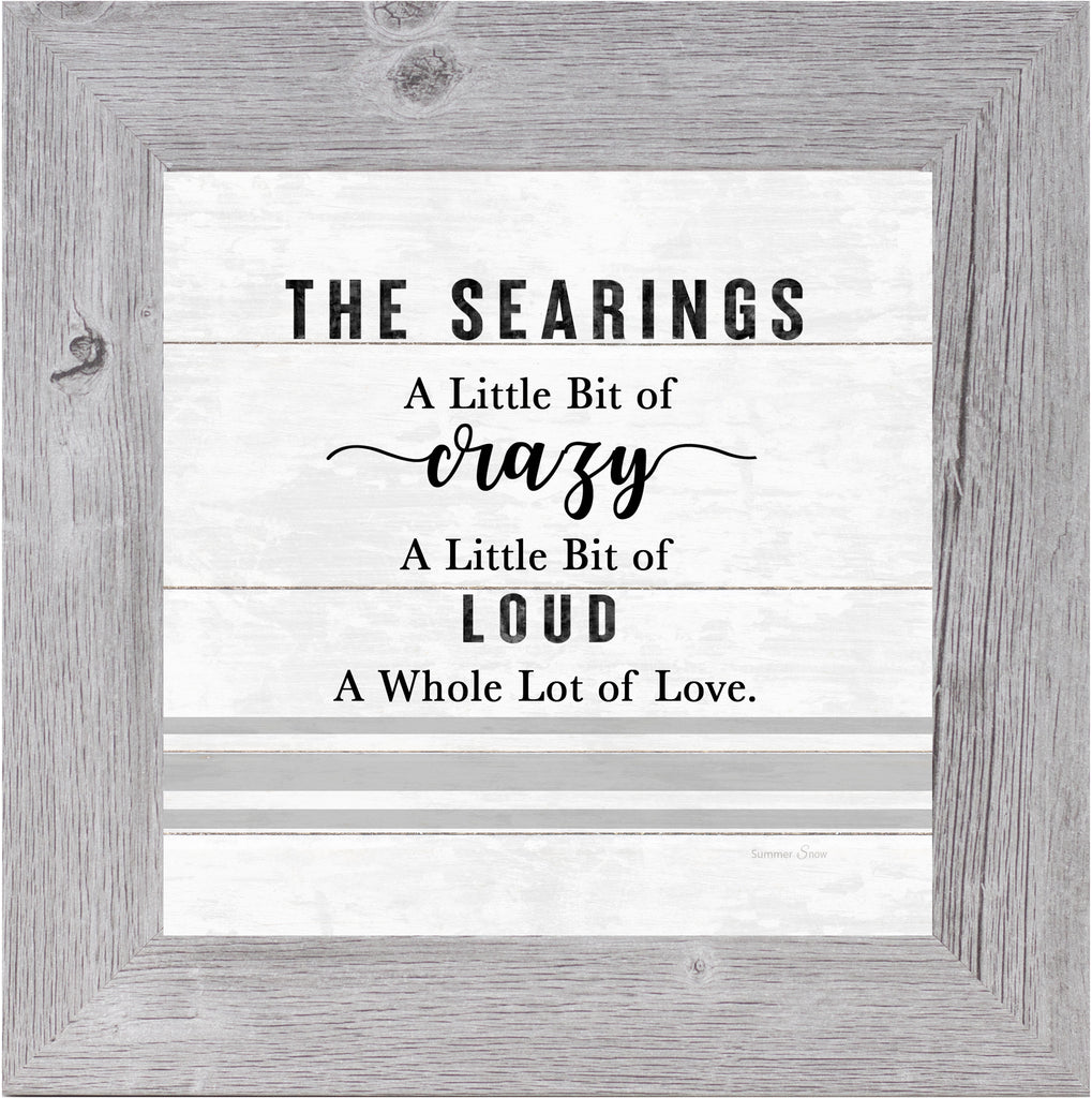 Personalized A Little Crazy Loud Love by Summer Snow PER165