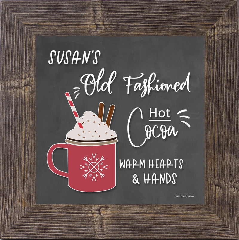 Personalized Old Fashioned Hot Cocoa by Summer Snow PER166